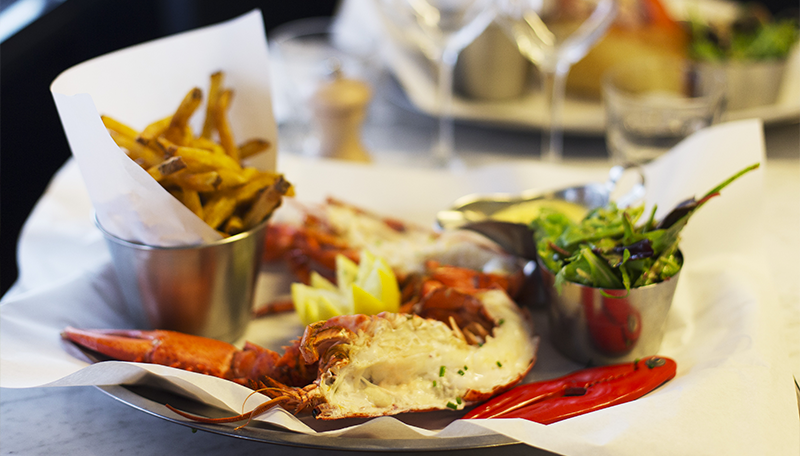 Lobster Roll dans notre restaurant à Paris
